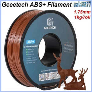 Geeetech ABS+ 3D Drucker Filament 1KG 1.75mm Braun Hohe Festigkei Hitzebeständig - Photo 1/9