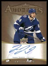 2023-24 Upper Deck Artifacts Auto-Facts Tanner Jeannot Auto Lightning #RAF-TJ