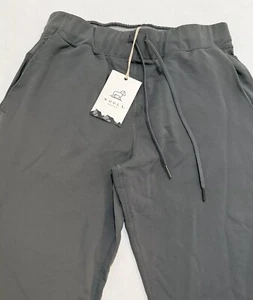 NEW Woolx Merino Gray Jogger Pants Men's Medium Slash Pockets Pull On Profomes - Picture 1 of 12