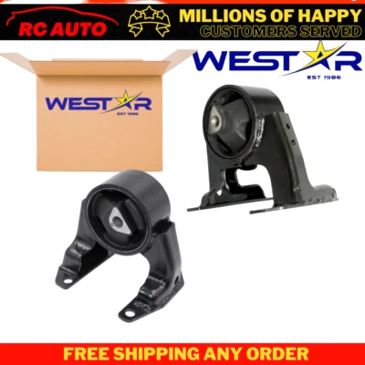 2PCS Front Left & Right Motor Mount Set for 2006, 2007-2010 Hummer H3 3.5/3.7L - Image 1 of 3