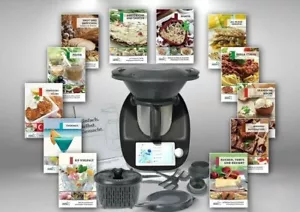 Vorwerk Thermomix TM6 con accesorios COOKIDOO y XXL libro de cocina TM 6 Black Edition - Imagen 1 de 6