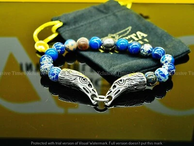 INVICTA ELEMENTS EAGLE 正品海军帝国 JASPER 宝石串珠手链-LGR — 第 1/2 张图片