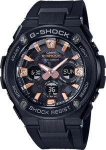 Casio G-Shock G-Steel Diamond Index W/Time Blk/Rose Gold Watch GSTS310BDD-1A - Picture 1 of 1