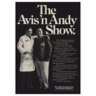 1969 Avis : Avis Andy Show grenatels vintage imprimé publicité