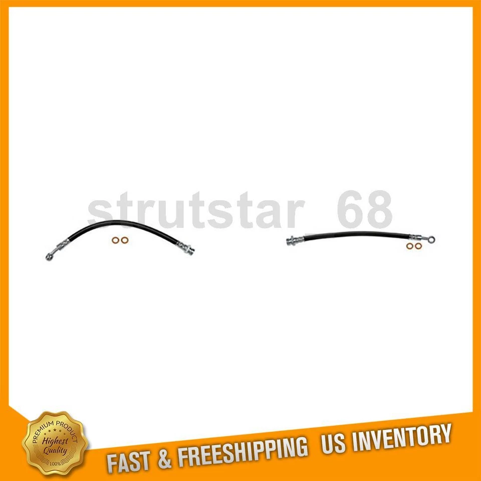 2 mangueras de freno de línea de freno trasero para Hyundai Elantra 2007 2008 2009 2010 Foto 1 de 4