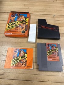 circle seal Donkey Kong Classics complete in box nintendo nes factory nr-MINT