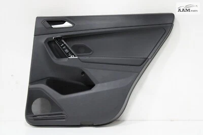 Volkswagen Tiguan SE 2020 cubierta de panel de moldura de puerta trasera derecha negra OEM Foto 1 de 4
