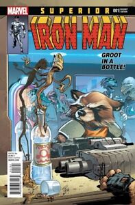 Obere Iron Man #1 Rocket Raccoon & Groot variant NM 1st print Marvel Comics