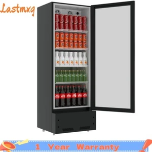 16.5 Cu.ft Upright Display Beverage Cooler Merchandiser Commercial Refrigerator - Picture 1 of 17