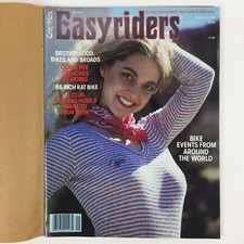 Vtg Sept 1980 EASYRIDERS Motorcycle Magazine, w/ DAVID MANN Poster, Rat Bike