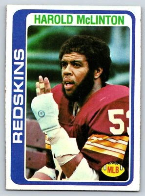 Harold McLinton Washington Redskins 1978 Topps Near Mint or Better 25848 - Image 1 of 2