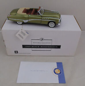 Franklin Mint 1949 Buick Roadmaster Green Limited Edition 1/24 Diecast Car w/Box