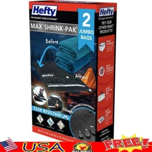 Max Shrink Pak Tragbarer Schrank Garage Organizer Vakuum Aufbewahrungsbeutel Umweltfreundlich - Bild 1 von 11