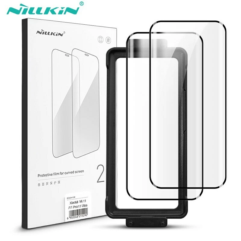 NILLKIN 2PCS Screen Protector For Xiaomi Mi 11 Ultra Pro 3D Full Tempered Glass - Image 1 of 4
