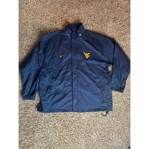 Chaqueta cortavientos Nike West Virginia Mountaineers XL abotonada WVU - Imagen 1 de 7