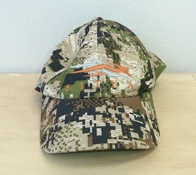 Sitka Gear Elevated II Camo Hat Adjustable Snapback Hunting Cap Optifade - Image 1 of 4
