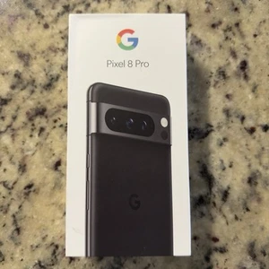 Google Pixel 8 pro Factory unlocked New Sealed 128gb Obsidian 100% Authentic - Afbeelding 1 van 4