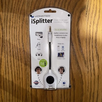 Monster Cable i Splitter Mini Y-Adapter For iPod & PowerBook - New/Sealed - Image 1 of 3
