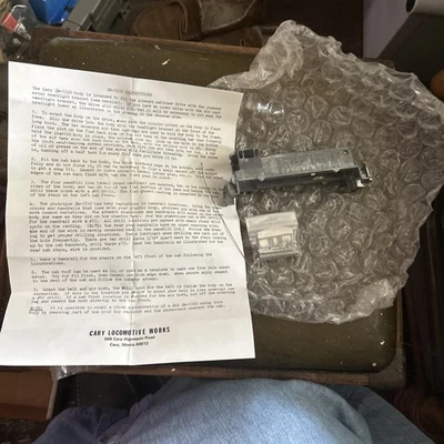 Carrocería del motor HO Cary Locomotive Works. Sin pintar, nuevo Foto 1 de 4