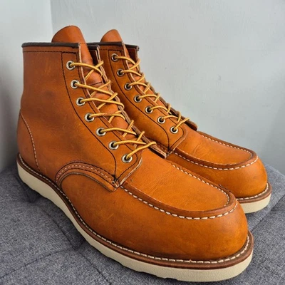 Red Wing 875 Classic Moc Toe Boots Tan Brown Oro Legacy UK 10 EU 44 - Image 1 of 4