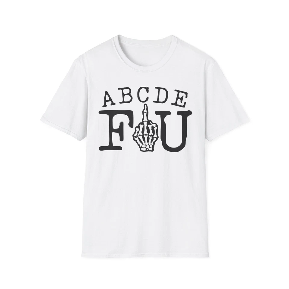 Camiseta Funny Bold ABCDEFU Unisex Foto 1 de 1