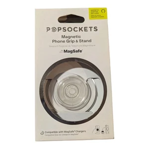 E2. Popsockets Magnetic Phone Grip & Stand For MagSafe Circle - Clear - Picture 1 of 1