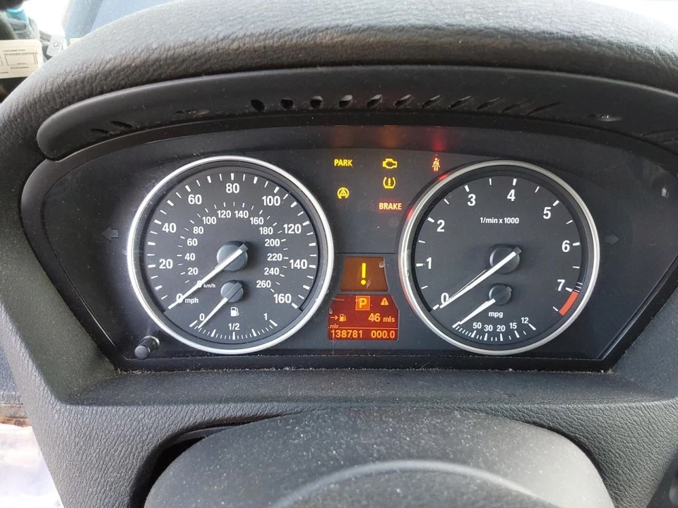 Спидометр кластер турбо миль/ч сквозной 2/11 подходит для 07-11 BMW X5 3060039 - Изображение 1 из 4