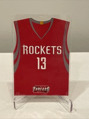 2015-16 Panini Threads James Harden Jersey Die Cut Insert #3 - Rare! - Image 1 of 4