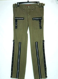 ALTERED SEE DISCRIPTION VTG Daang Goodman TRIPP nyc Women's Size 0 Pants Green - Picture 1 of 13
