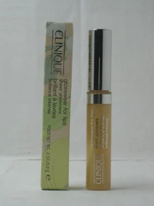 Brillo de labios Clinique Glosswear For Lips #18 Gold Sparkle 0,2 oz/5,8 g tamaño completo RARO - Imagen 1 de 2