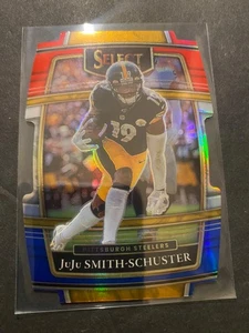 JuJu Smith-Schuster – 2021 Concourse Red, White, Blue & Gold Prizm Die-Cut #29 - Bild 1 von 2