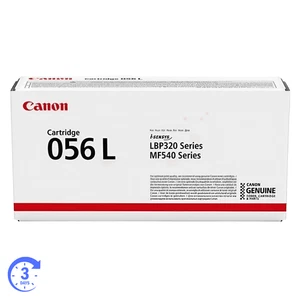 Nisko wydajny czarny toner Canon 056 L do LBP325dn MF543dw Oryginalny - Zdjęcie 1 z 18