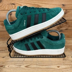 Adidas Trainers Womens Size UK 5 Campus 00s Originals Green Suede Chunky Shoes - Picture 1 of 13