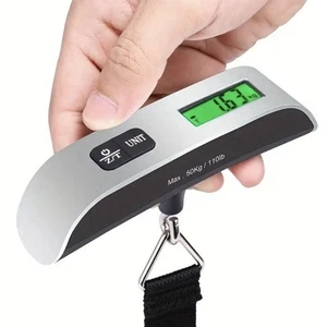 NEW Luggage Scale Portable Digital Weight Scale for Travel Suitcase Weigher 50KG - Picture 1 of 6