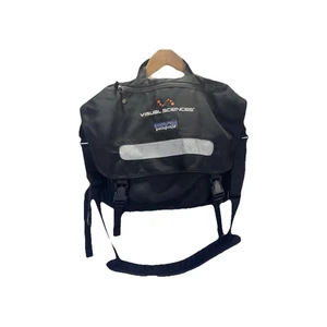 Bolso Mensajero Patagonia Negro con Correa para el Hombro Broches y Cremalleras Cinta Reflectante - Imagen 1 de 13