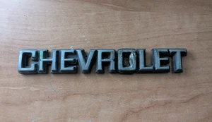 Vintage Plastic Chevrolet Adhesive Badge Emblem Nameplate Trunk Tag Logo RARE - Picture 1 of 2