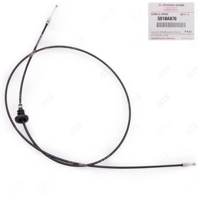 Cable Hood Bonnet Latch Lock Release For Mitsubishi Mirage Hatchback 2013 - 2018 Foto 1 de 4