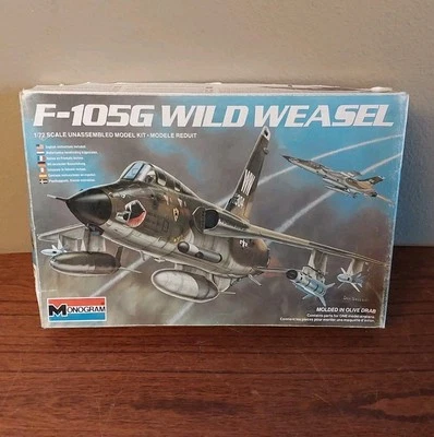 Kit Modelo Comadreja Salvaje Monograma Vintage F-105G Escala 1:72  Foto 1 de 4