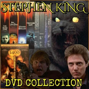 Stephen King Horror Movie Collection! (dvd) 1408, Dead Zone, Silver Bullet MORE! - Picture 1 of 8