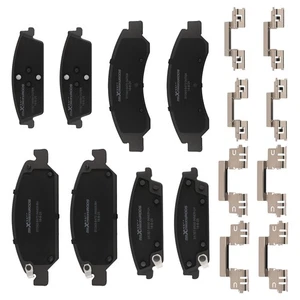 8*Front & Rear Ceramic Brake Pads Kit for Chevrolet Silverado 1500 2014-2018 - Picture 1 of 11