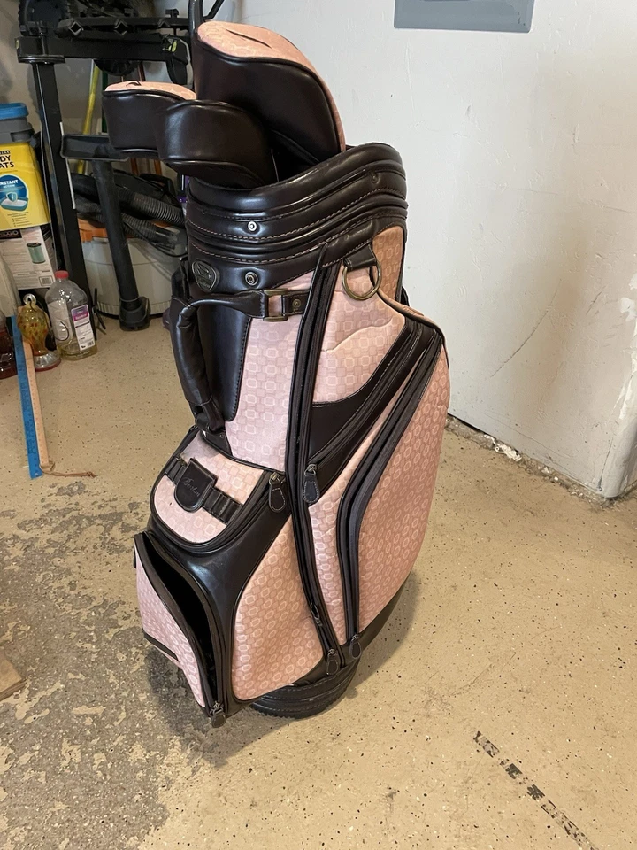 Bolsa de golf Burton con cubierta de lluvia y cuatro cubiertas para la cabeza Foto 1 de 4