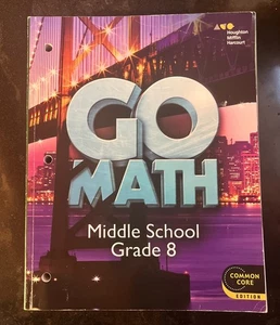 Go Math Middle School Grade 8 Text Book Common Core Edition - Bild 1 von 10
