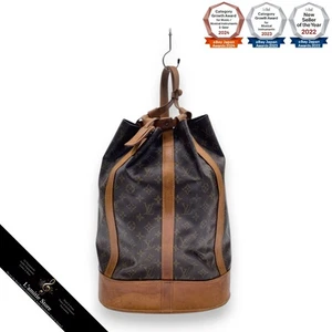 Louis Vuitton Landne GM Monogram Canvas PVC Bag Brown Used - Picture 1 of 6