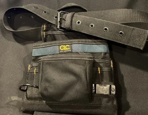 CLC 5833 5 in. W X 15.25 in. H Ballistic Polyester Tool Bag/Belt 9 pocket Black - Picture 1 of 6