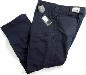NWT 36x28 5.11 TACTICAL MENS RIDGE CARGO PANTS 74520 DARK NAVY 36x28 HEMMED - Picture 1 of 2