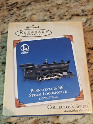 Hallmark Keepsake Ornament Lionel Pennsylvania B6 locomotora de vapor tren 2005 Foto 1 de 4