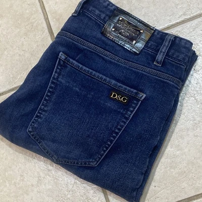Dolce and Gabbana Jeans Tag 36” Actual 38x31 Tapered Leg Designer Y2K Denim.  A5 - Image 1 of 4