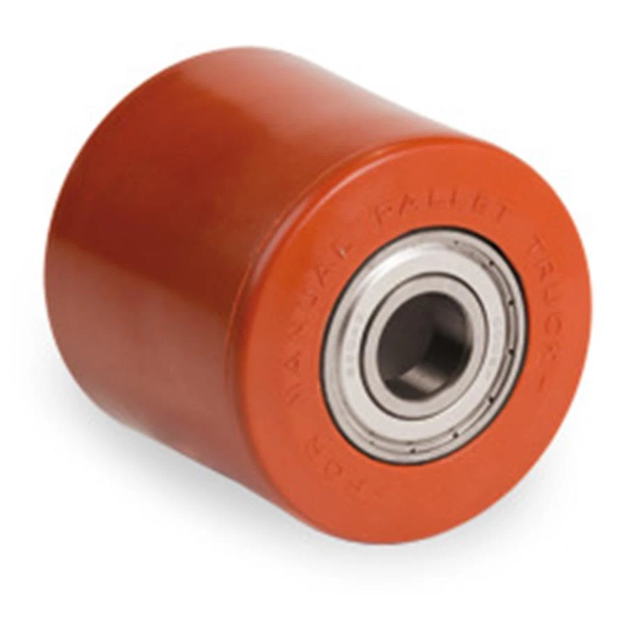 MARKENLOS Polyurethan Rolle Polyamidkern 82 x 60 mm Kugellager Hubwagen Ersatzrolle 12 mm