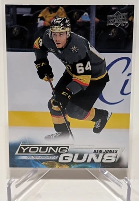 2022-23 Upper Deck Series 2 Young Guns Ben Jones Rookie #467 Vegas Golden Knight - Image 1 of 2