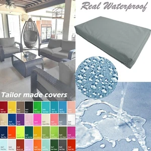 TAILOR MADE COVER*Patio Bench Cushion Waterproof Outdoor Swing Sofa Daybed Dw23 - Picture 1 of 24